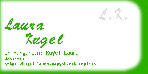 laura kugel business card